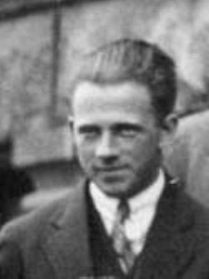 Werner Heisenberg at 1927 Solvay Conference (c...