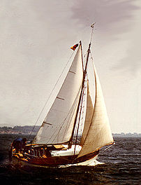 wooden sailing boat Kleine Freiheit - 70 year ...